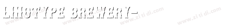 Linotype Brewery字体转换